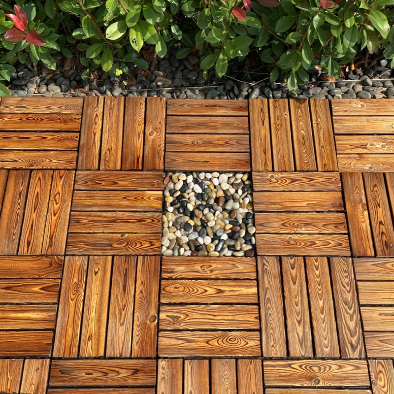 Avtoit | Outdoor composite decking tiles with snap-in stripe detail kit decking tiles