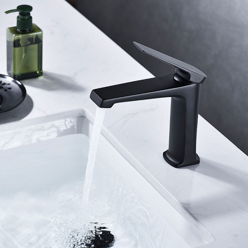 Avtoit | Modern basin tap lever handle copper low arc basin tap