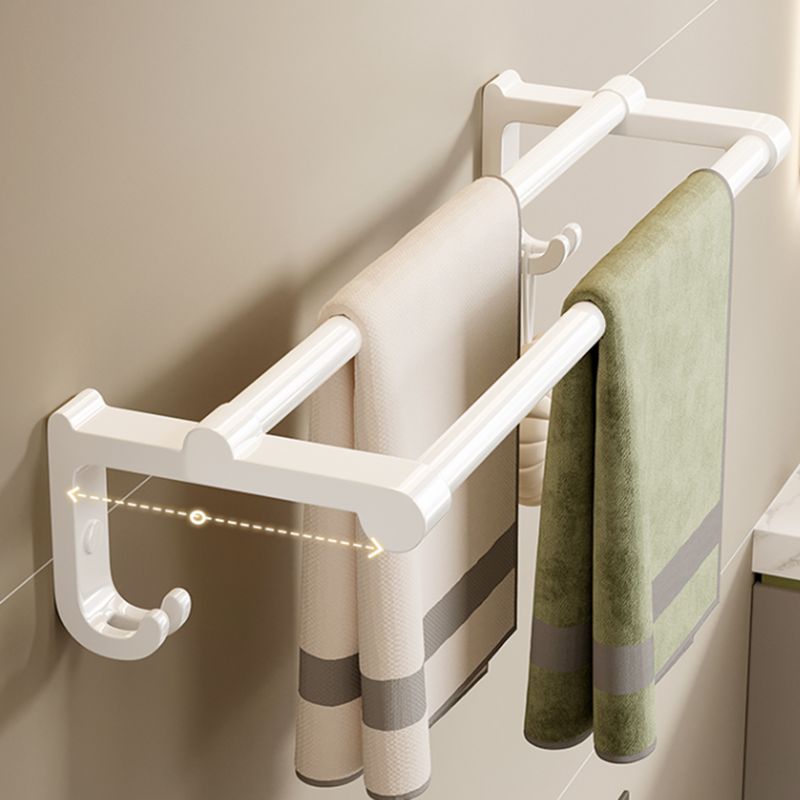 Avtoit | Contemporary bathroom accessory set made of matte stainless steel-aluminum with bathrobe hook/bath shelf