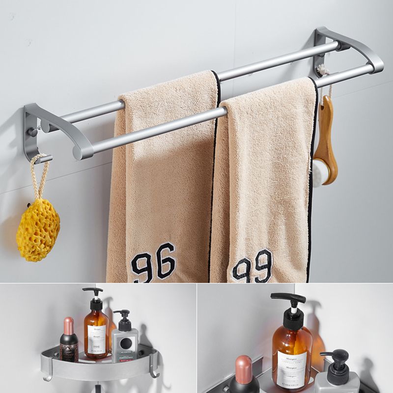 Avtoit | 6-piece contemporary bathroom accessory set bathroom shelf/towel bar paper holder included