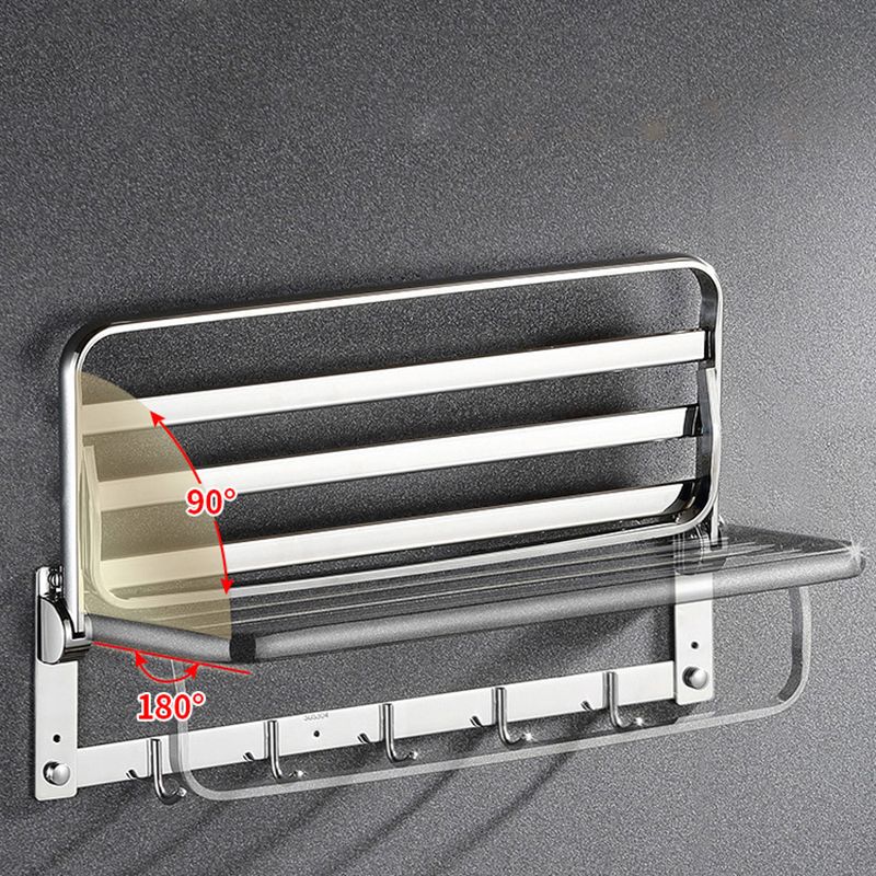 Avtoit | Classic Polished Chrome Bathroom Accessory Set Towel Holder/Paper Holder/Robe Hooks Included