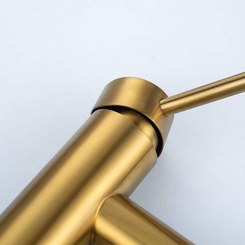 Avtoit | 1-Handle Gold Nickel Wide-Running Faucet Single Hole Lever Sink Faucet with Drain