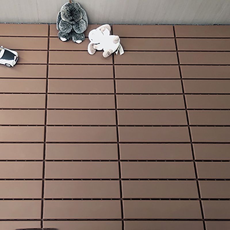 Avtoit | 4-Slat 12" X 12" PVC Floor Tiles Connection Installation Floor Tiles
