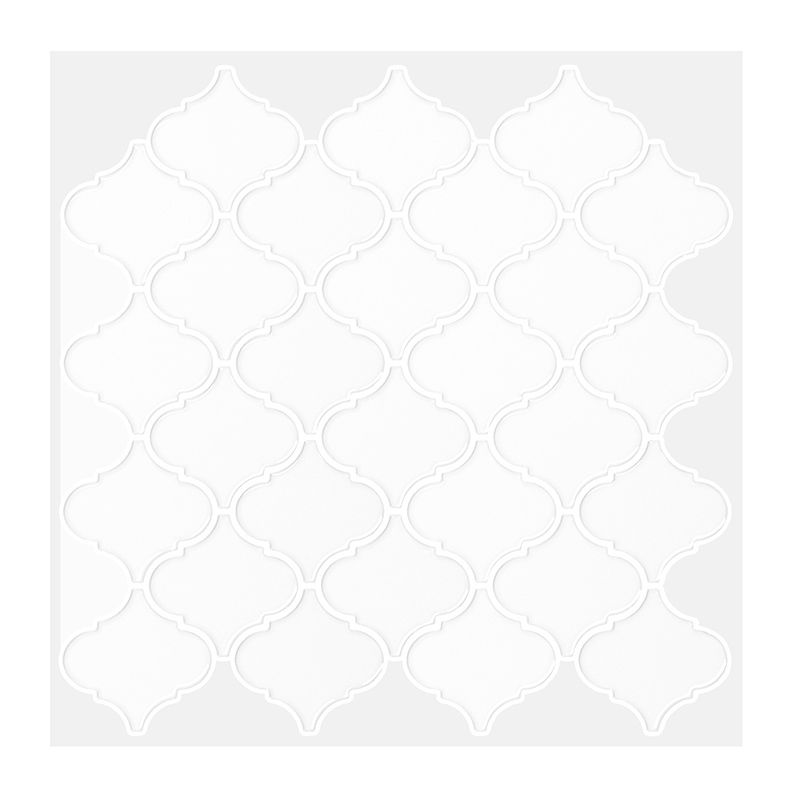 Avtoit | Polygon Metal Peel and Stick Back Wall Tile PVC Peel and Stick Tile for the Kitchen