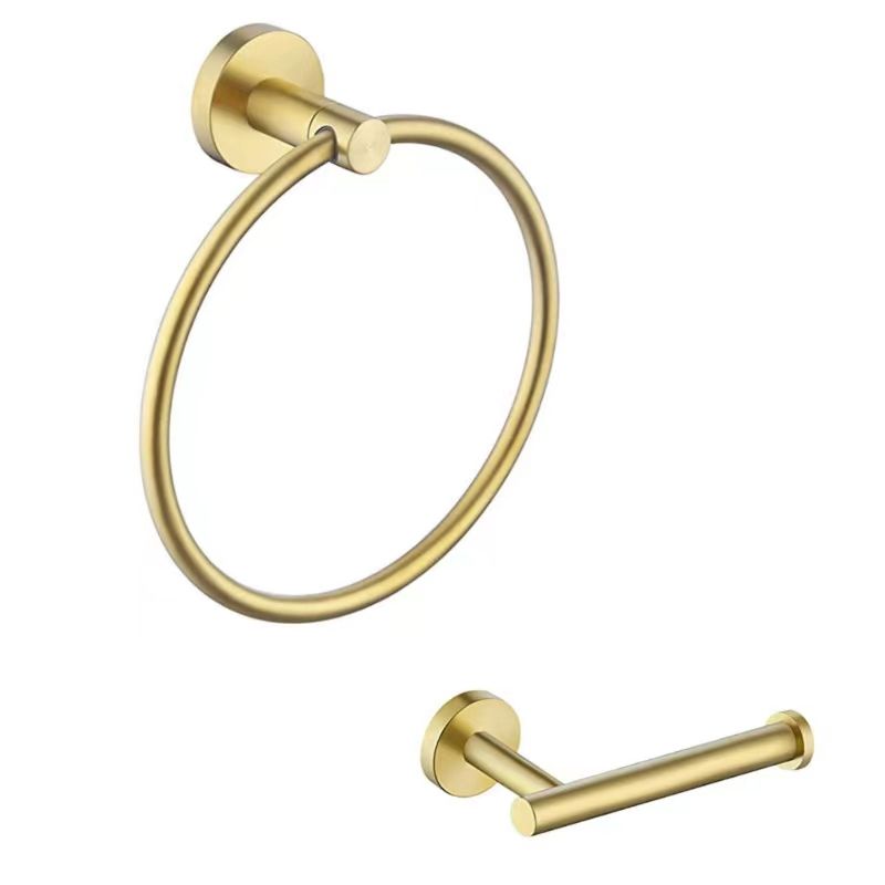 Avtoit | Traditional 2-piece bathroom hardware set towel ring/paper holder