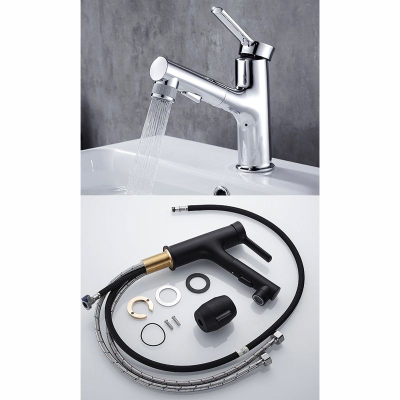 Avtoit | Contemporary sink faucet pull-out basin tap with lever handle