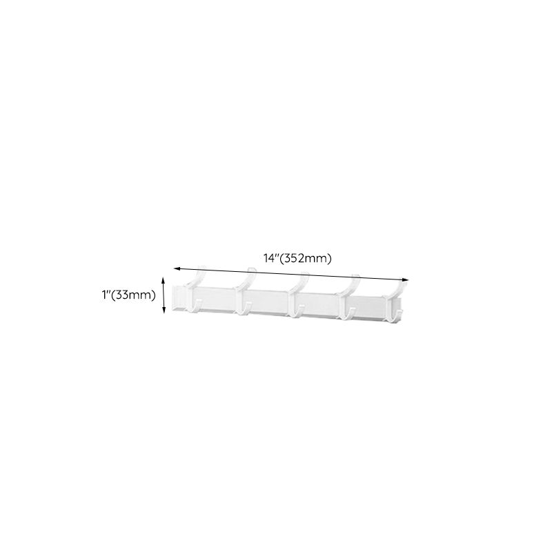 Avtoit | White Bathroom Accessory Set Contemporary Aluminum Bathroom Accessory Kit with Towel Holder