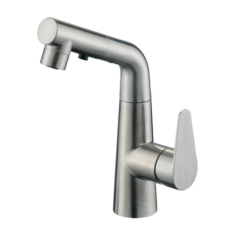 Avtoit | Contemporary Vessel Faucet Pull-Out Faucet with Single Lever Handle