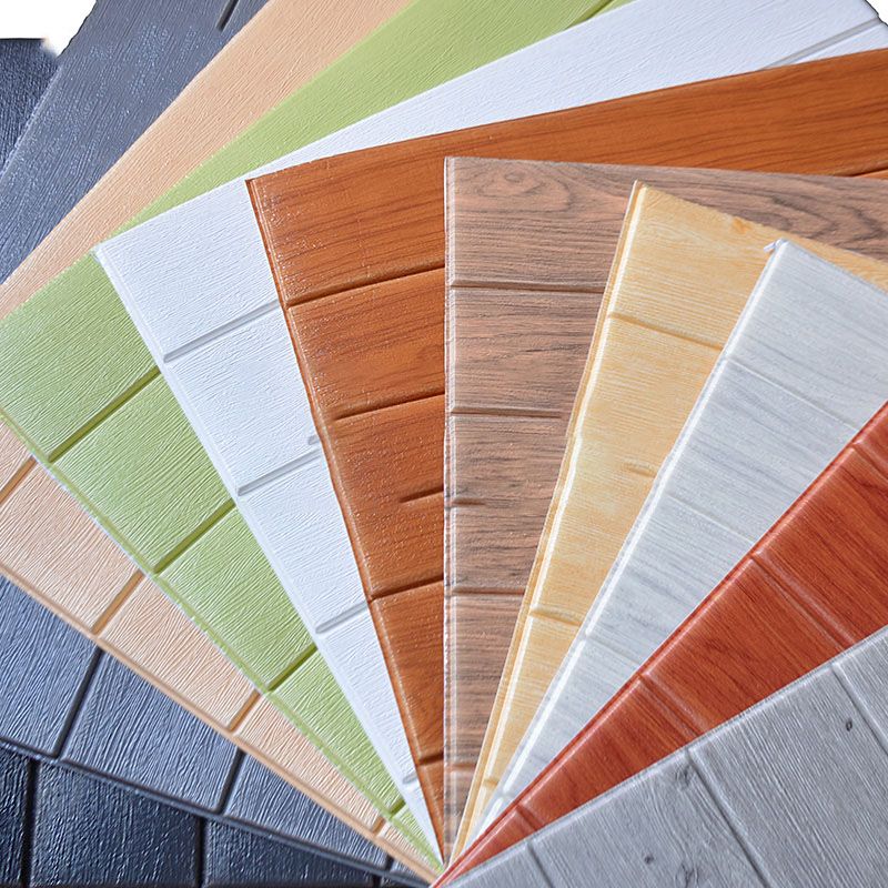 Avtoit | Polygon Peel and Stick Back Wall Tile PVC Wood Peel and Stick Tile