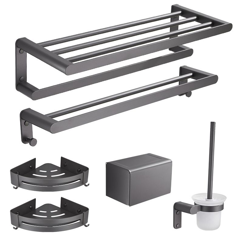 Avtoit | Gray Bathroom Accessory Set Modern Bathroom Accessories Hardware Set