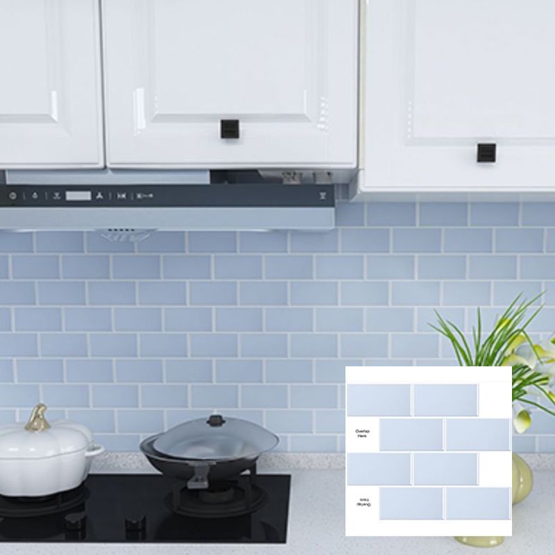 Avtoit | Peel & Stick Subway Tiles Plastic Stain Resistant Peel & Stick Subway Tiles 5-Pack