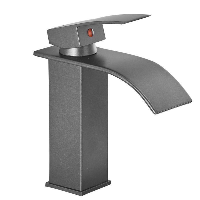 Avtoit | Modern Bathtub Faucet Waterfall Spout Lever Handle Brass Sink Faucet