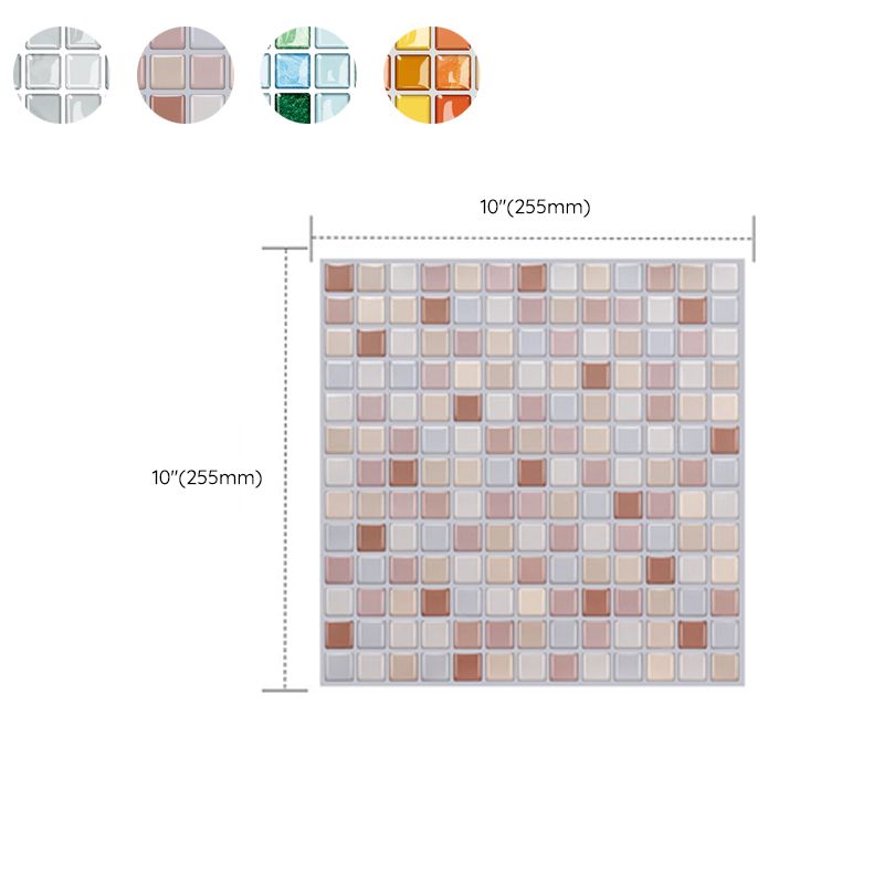 Avtoit | Peel and Stick PVC Tile Kitchen Waterproof Mosaic Backsplash Wall Tile