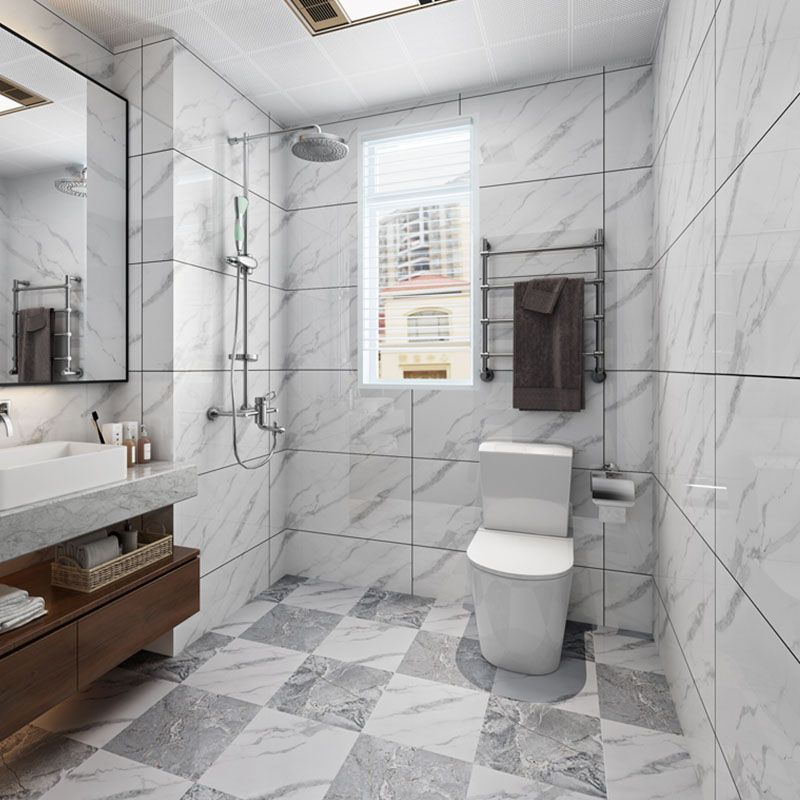 Avtoit | Modern Peel-and-Stick Tiles Plastic Single Tile Peel & Stick Mosaic Tile