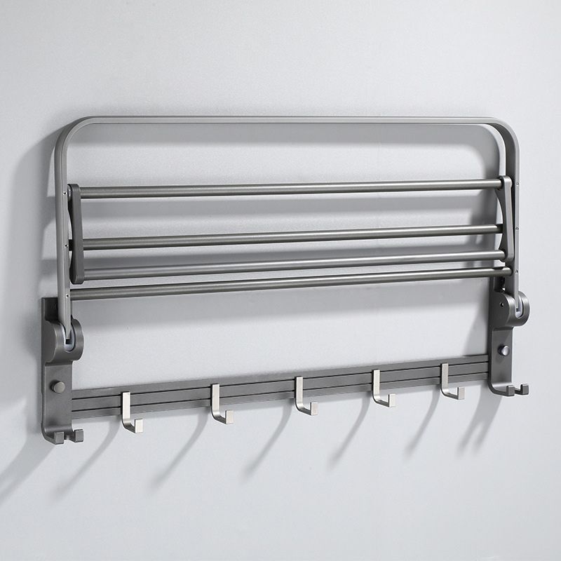 Avtoit | Contemporary Gray Bathroom Hardware Set Bathroom Shelf/Towel Bar Including Bathroom Set