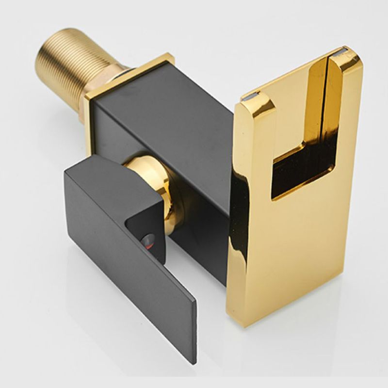 Avtoit | Modern Waterfall Spout Sink Faucet with LED Brass Sink Faucet