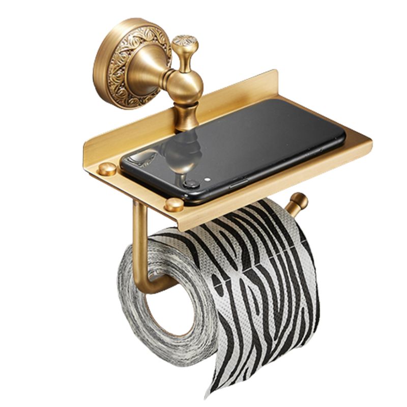 Avtoit | Modern Bathroom Accessory Set Paper Holder Bathroom Shelf Gold Bathroom Fittings Set