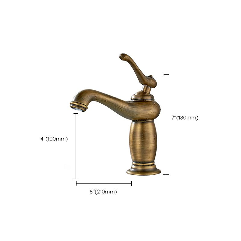 Avtoit | Vintage Classic Vessel Faucet Lever Handle Low Arc Vessel Sink Bathroom Faucet