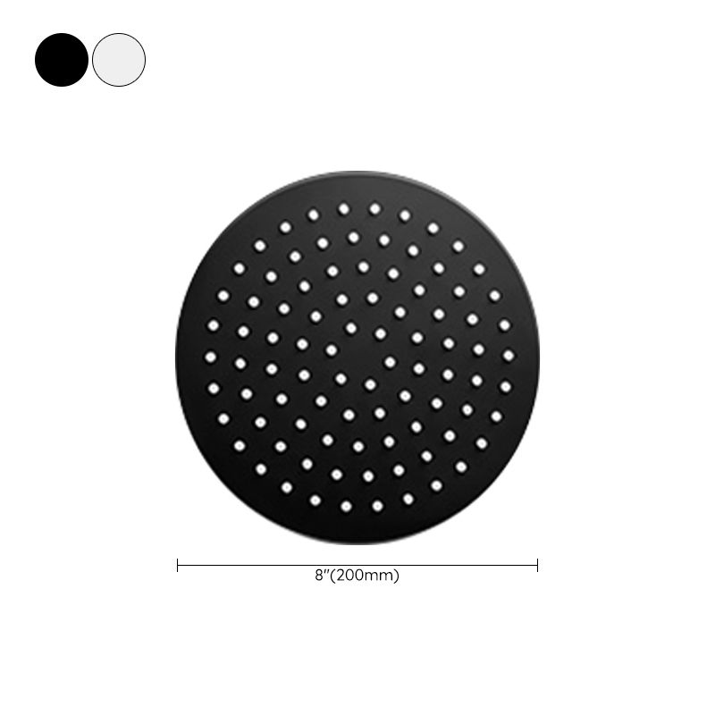 Avtoit | Black round fixed shower head Modern design wall-mounted shower head