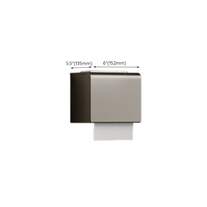 Avtoit | Modern Bathroom Accessories Set in Gray with Bathroom Shelf/Towel Holder/Robe Hooks & Paper Holder