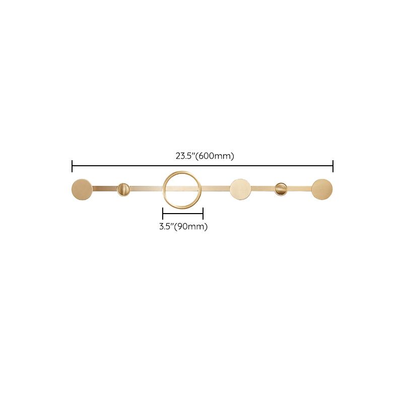 Avtoit | Golden Modern 5-piece Bathroom Accessories Set Brushed Brass Towel Holder/Paper Holder
