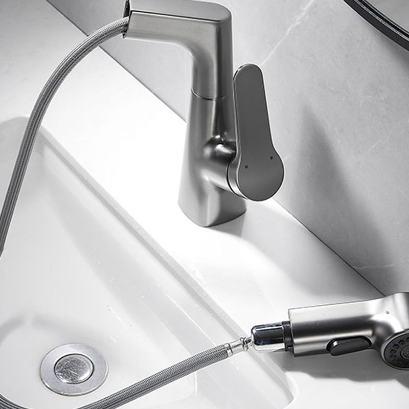 Avtoit | 1-Handle Brushed Nickel Widespread Faucet Single Hole Bathroom Vessel Faucet with Brass
