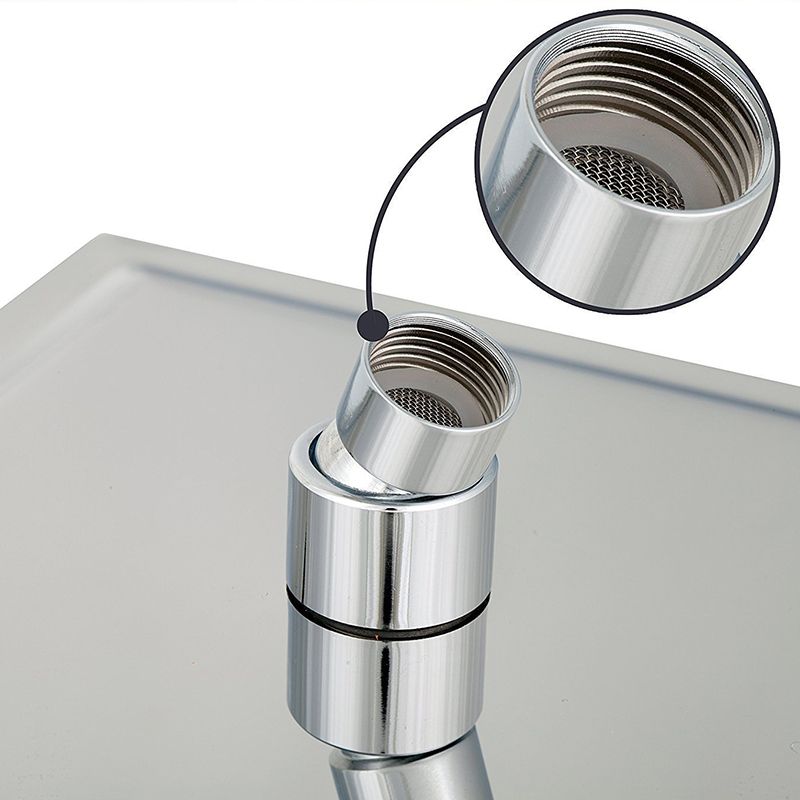 Avtoit | Wall Mounted Fixed Shower Head Modern Style Metal Shower Head