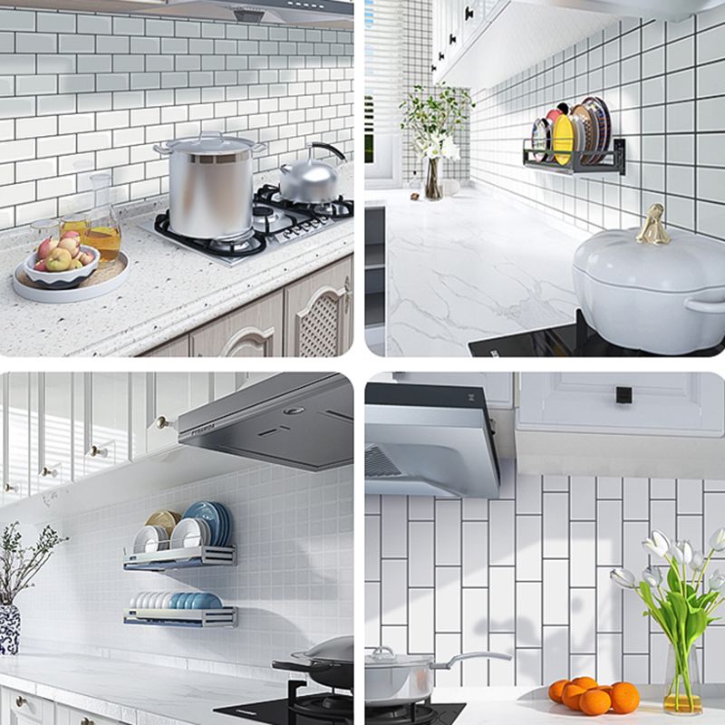 Avtoit | Peel and Stick Subway Tiles Waterproof Plastic Tile Rectangular Peel & Stick Tile for the Kitchen