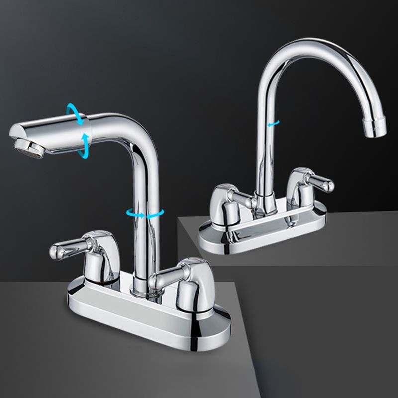 Avtoit | 2-Handle Modern Vessel Sink Faucet Three-Way Bathroom Faucet