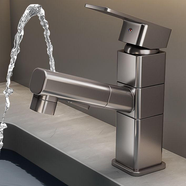 Avtoit | Contemporary bathroom sink faucet single-handle swivel spout sink faucet