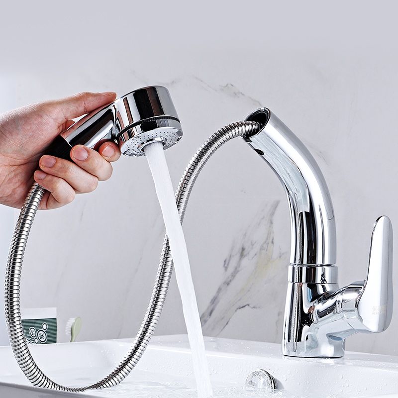 Avtoit | Modern Simple Vessel Sink Faucet High Arc Bathroom Sink Faucet