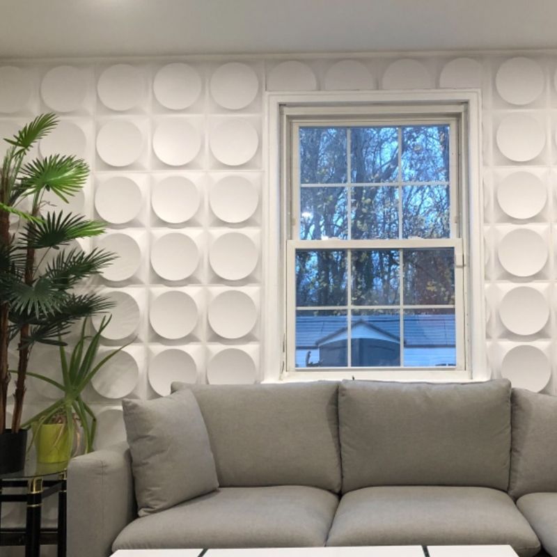Avtoit | Modern Style PVC Wall Panel Living Room Peel and Stick Wall Covering 3D Wall Covering