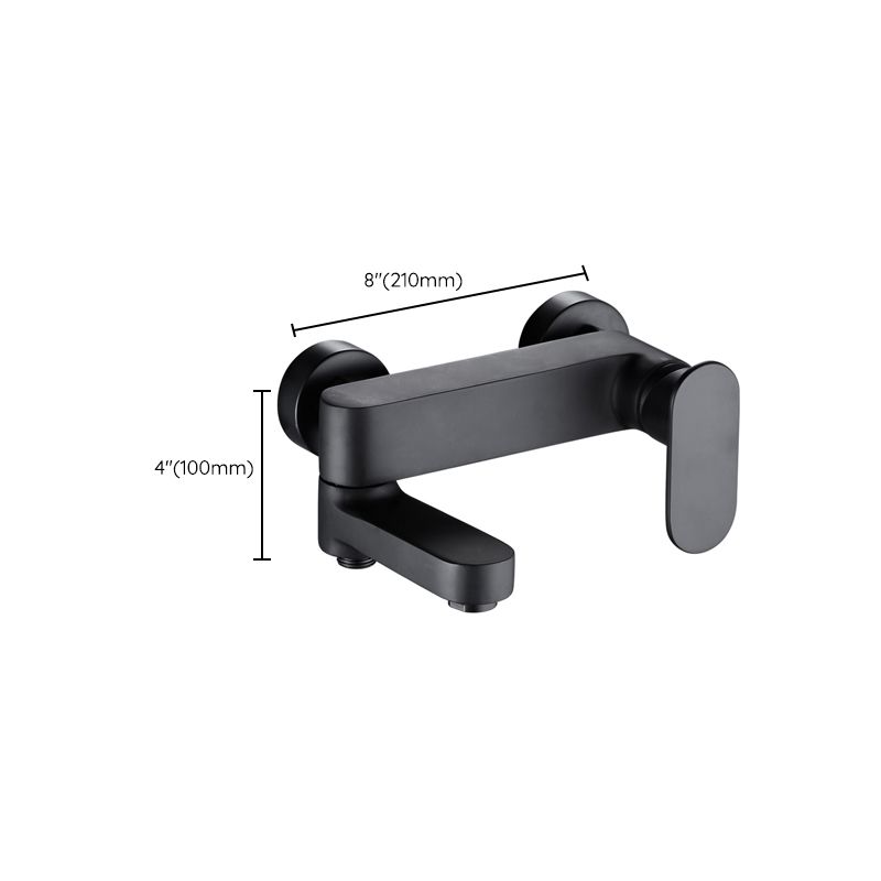 Avtoit | Modern Wall-Mounted Bathtub Faucet Trim Metal Single-Lever Bathtub Faucet Trim