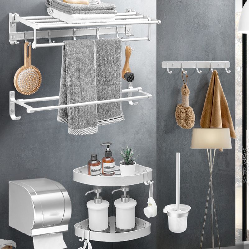 Avtoit | Modern Bathroom Accessories Hardware Set White Metal Bathroom Accessories Kit