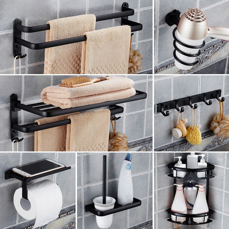 Avtoit | Modern Bathroom Accessories Hardware Set Black Accessories Hardware Set