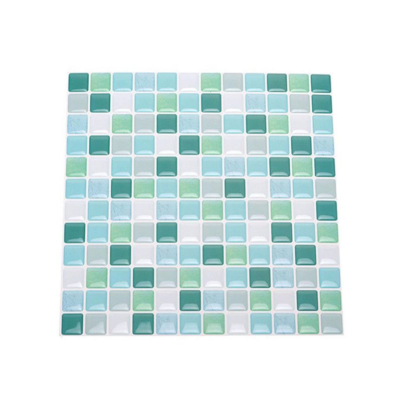 Avtoit | Plastic Peel & Stick Mosaic Tile Waterproof Peel & Stick Mosaic Tile with Square Shape