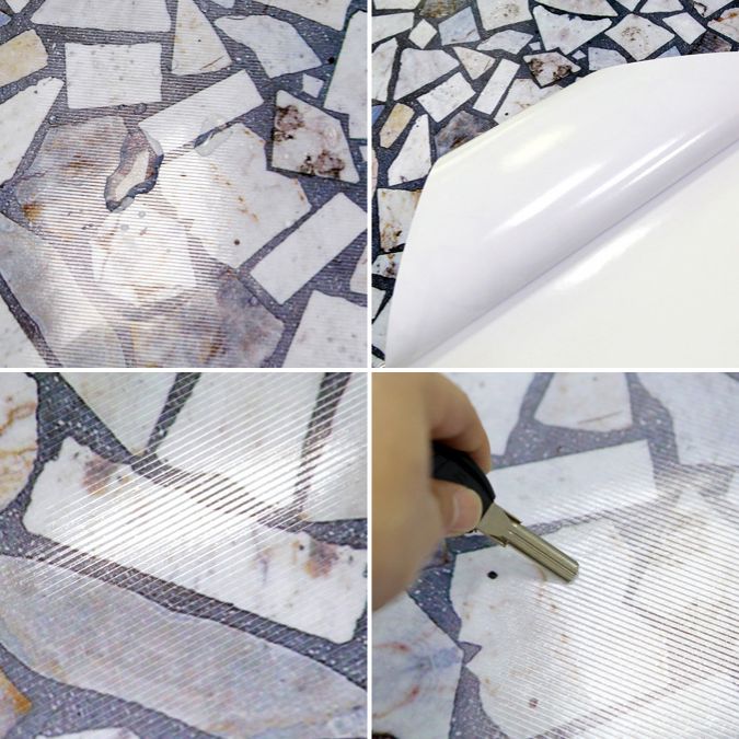 Avtoit | Modern Style Square PVC Flooring Stone Design Peel and Stick Vinyl Flooring