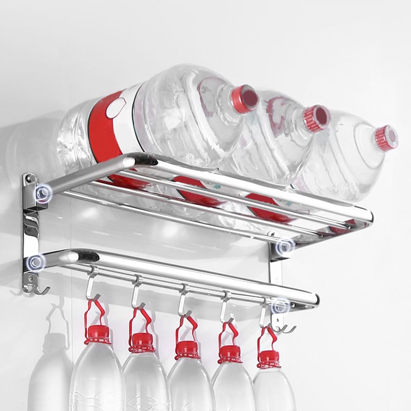 Avtoit | Modern Bathroom Set with Bathroom Shelf/Towel Bar Polished Chrome Bathroom Accessory Set