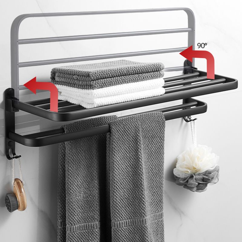 Avtoit | Modern Bathroom Hardware Set Matte Black Metal Bathroom Accessory Kit