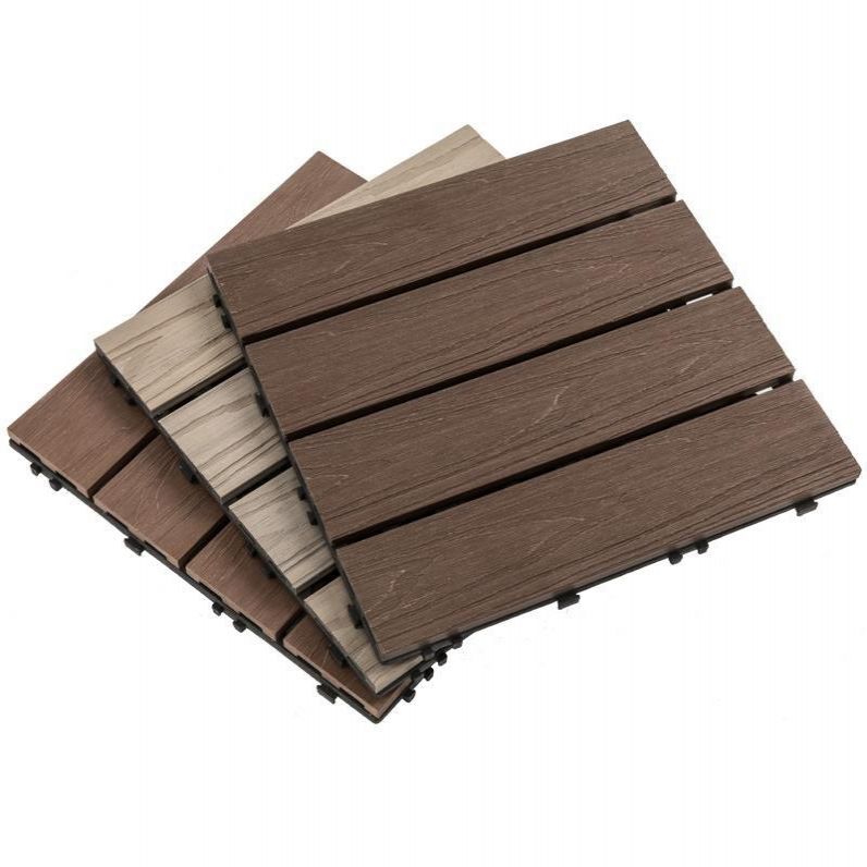 Avtoit | Wooden Floor Tile Solid Color Click Lock Non-Slip Outdoor Terrace
