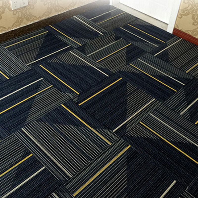 Avtoit | Dark Color Level Loop Carpet Tile Non-Slip Self-Adhesive Indoor Office Carpet Tiles