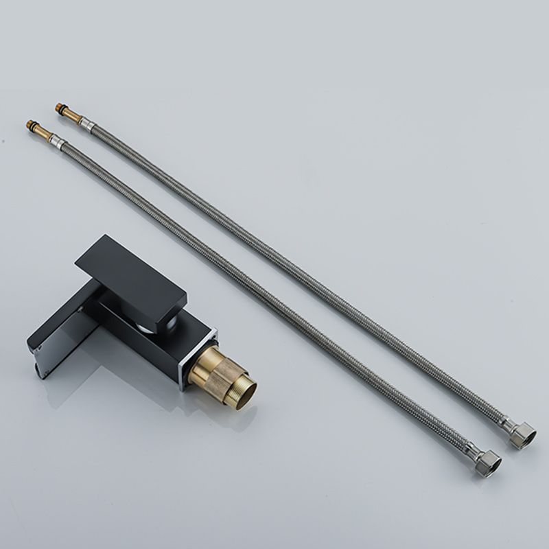 Avtoit | Waterfall basin mixer tap square lever handle with LED three-color light