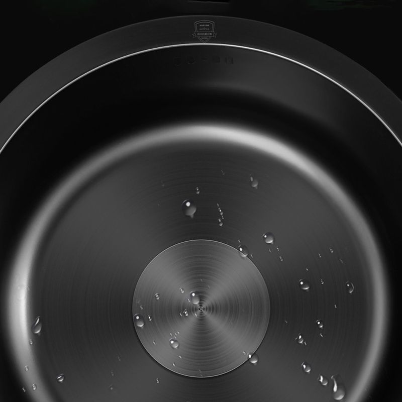 Avtoit | Classic Round Sink Stainless Steel Built-in Sink Non-Slip Round Basin for the Kitchen