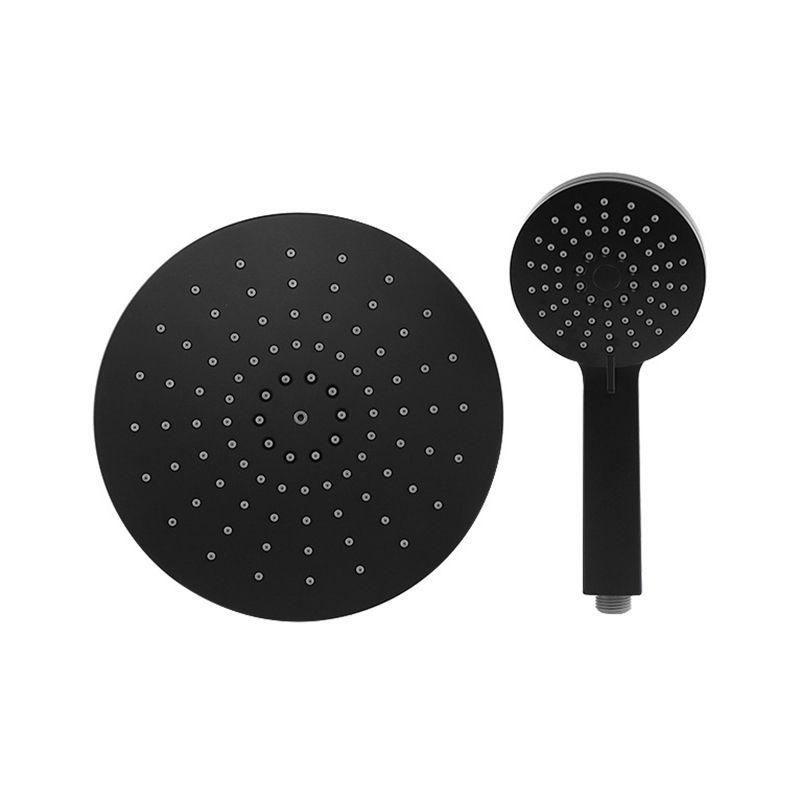 Avtoit | Contemporary Black Round Showerhead Combo Rain Shower Hand Shower