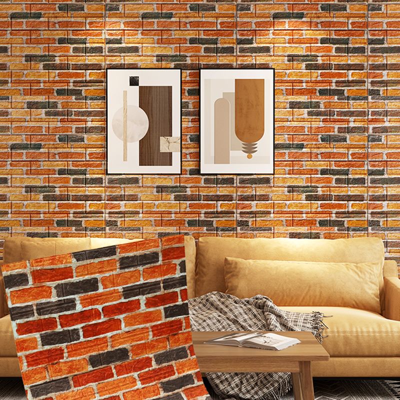 Avtoit | Industrial Wall Panel 3D Brick Wall Panels Waterproof Stickers Wall Tiles Set of 10