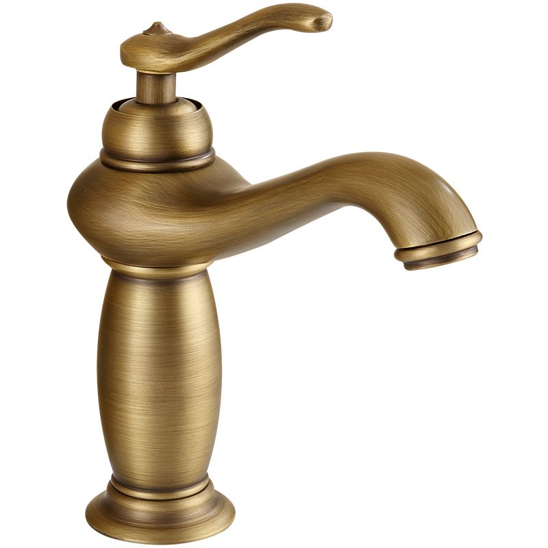 Avtoit | Brass Bathroom Vessel Sink Faucet Single Handle Round Basin Faucet with Water Hose