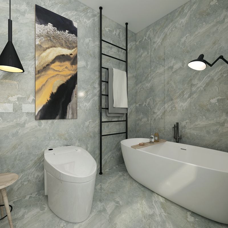 Avtoit | Modern Peel and Stick Splash Guard PVC Rectangular Wallpaper for the Shower