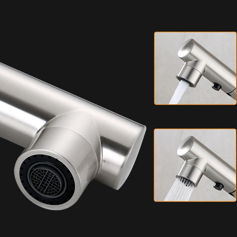 Avtoit | Contemporary Vessel Faucet Pull-Out Faucet with Single Lever Handle