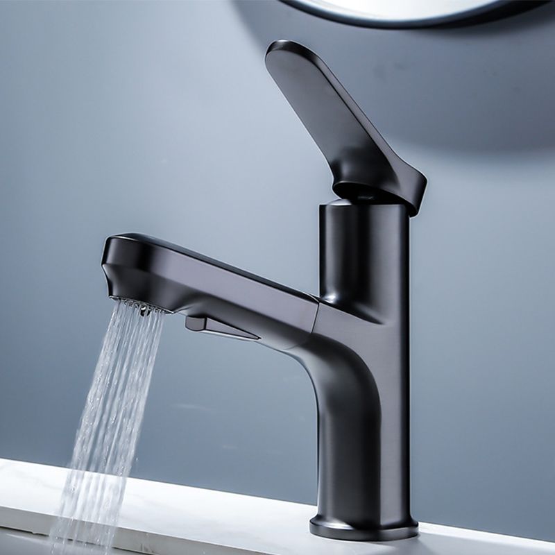 Avtoit | Vessel Sink Faucet Modern Pull-Out Bathroom Faucet with One Lever Handle