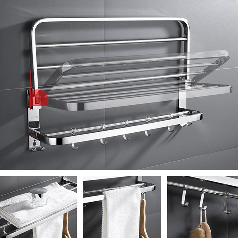 Avtoit | Silver/Black Bathroom Hardware Set Modern Bathroom Accessories Hardware Set